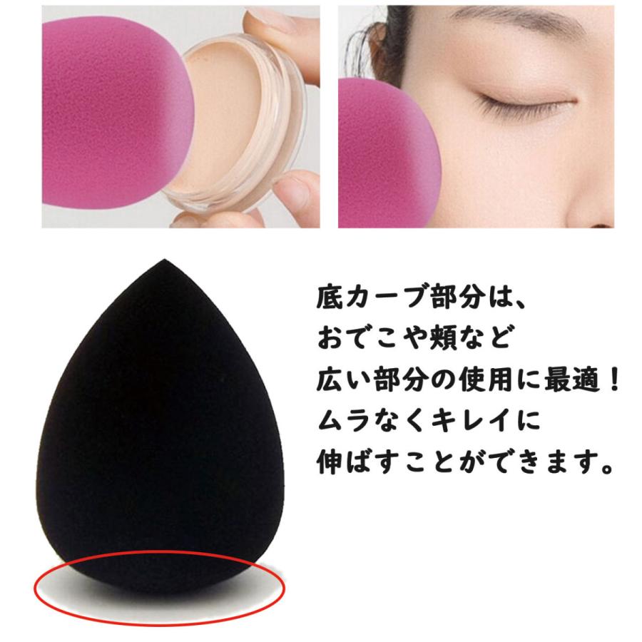 メイクスポンジ スポンジパフ 水で膨らむ スポンジ メイク 化粧 パフ