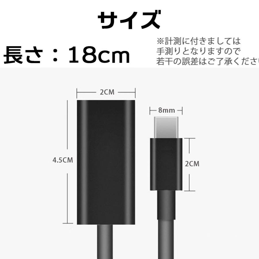 USB Type C to HDMI 変換アダプタ USB-C Type-C 変換ケーブル 4Kビデオ対応 ディスプレイ アダプタ 変換コネクタ｜konkonya27｜06