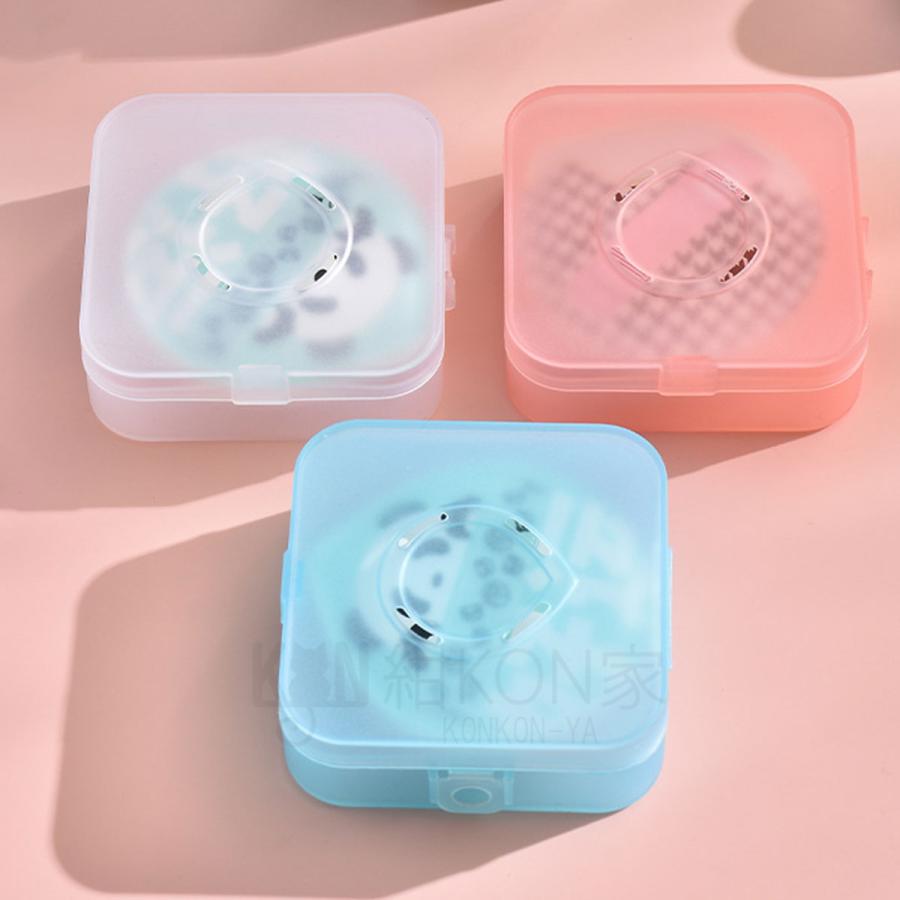 パフケース 収納ケース 携帯 持ち運び 収納 パフ用ケース