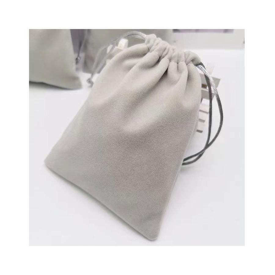 ジュエリーポーチ アクセサリー 保存袋 巾着袋 携帯用 高級ベロア調