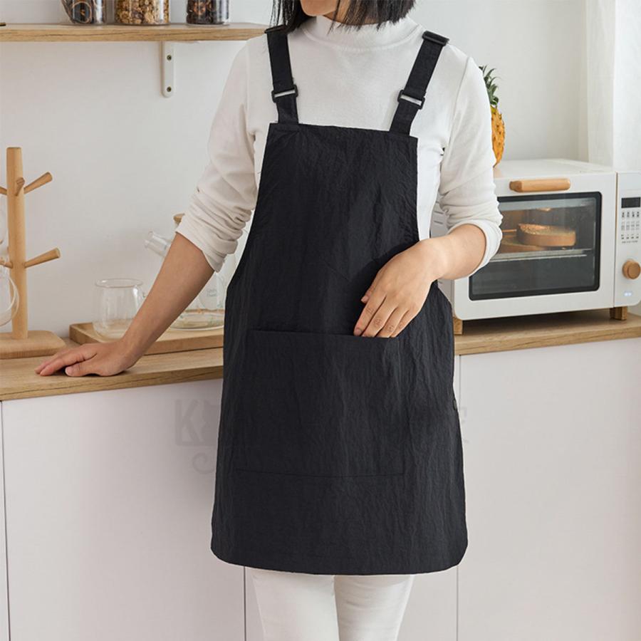 エプロン かぶるだけ 撥水 おしゃれ 保育士 レディース チュニック