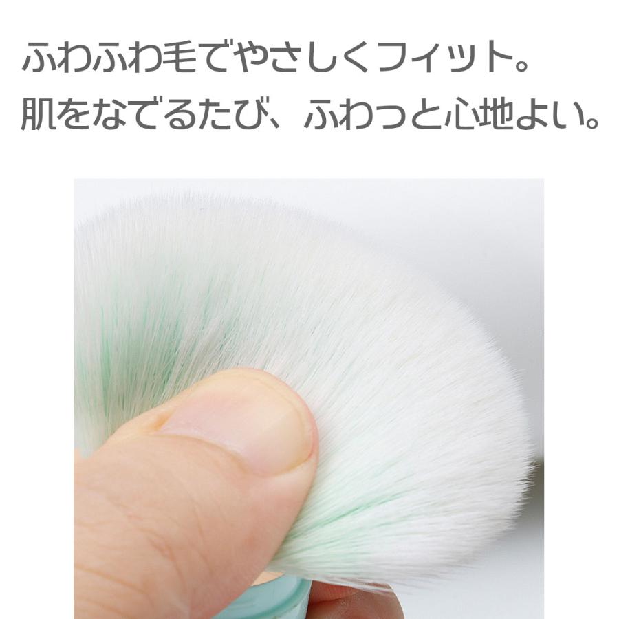 メイクブラシ カブキブラシ ミニ 携帯用 コンパクト フェイスブラシ