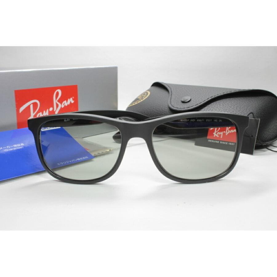 Ray-Ban ANDY アンディー RB4202F 6069 71 57 3N ITA コンベックス 偏光 102グレイ ハード コンベックス Polawing