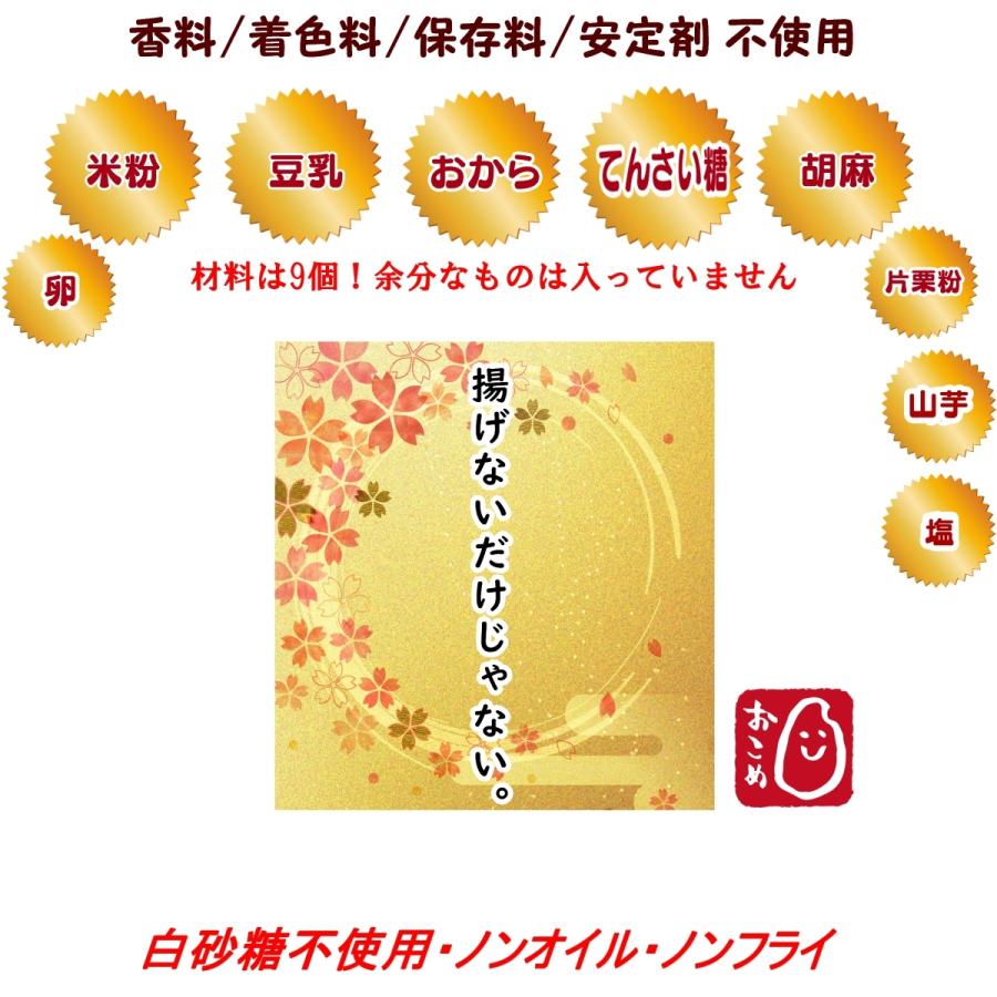 手作りおからクッキーノンオイル白砂糖不使用【米粉と豆乳の揚げないおからかりんとう】 390g無添加 全国送料無料 |  | 01