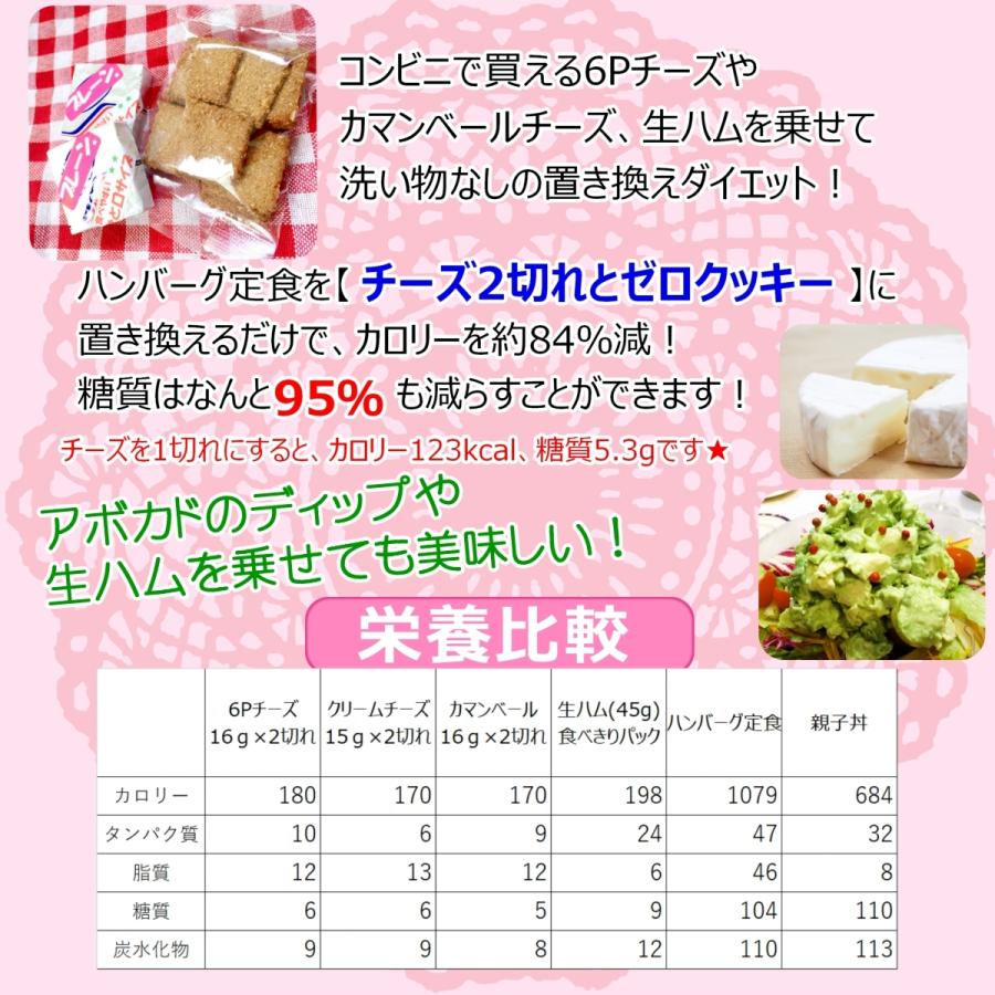 置き換えダイエット食品 低糖質ゼロおからクッキー 硬い無添加【シナモンココナッツのゼロ 個包装】ノンオイルノンシュガー｜konnaoyatu｜17