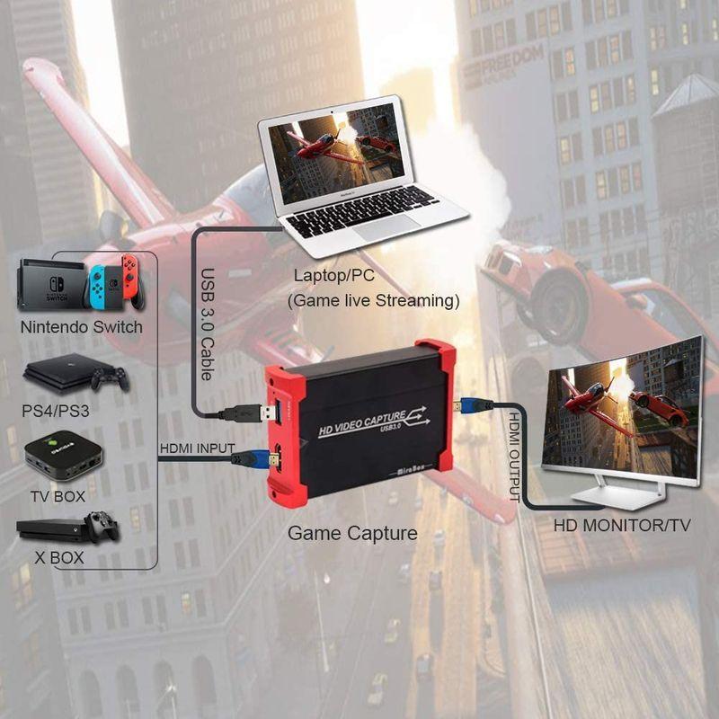 メール便不可 Malanzs Hdmiゲームキャプチャー 最新バージョン Usb3 0 Hd1080p Switch Ps4 Xbox Wii U Ps3 スマホ Pc用tvチューナー Www Oroagri Eu