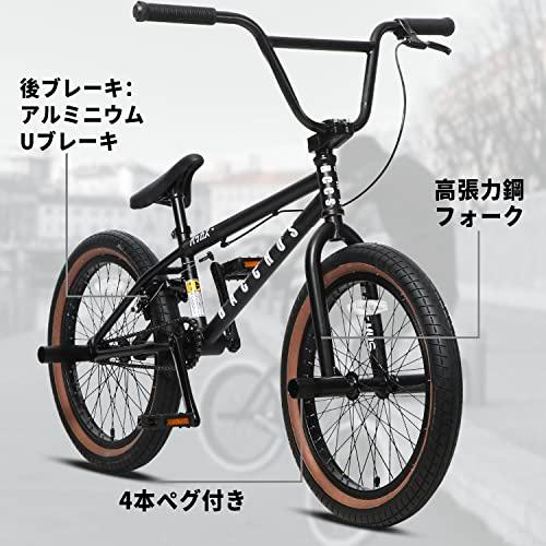 【ラスト1点】 Bacchus BMX 自転車 20インチ フリースタイルBMXバイク スチール製ペグ付属 中級 【2699122858】(14308円)
