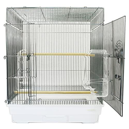 ホーエイ 鳥かご 465インコ ホワイト 