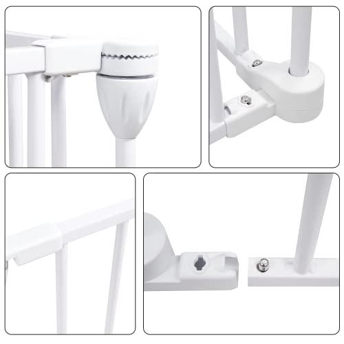 Ksmsem犬 サークル 中大型犬用 ペットフェンス スチール製 全成長期使用可 室内 女性一人でも持ち上げることができるので設置がスム ーズです