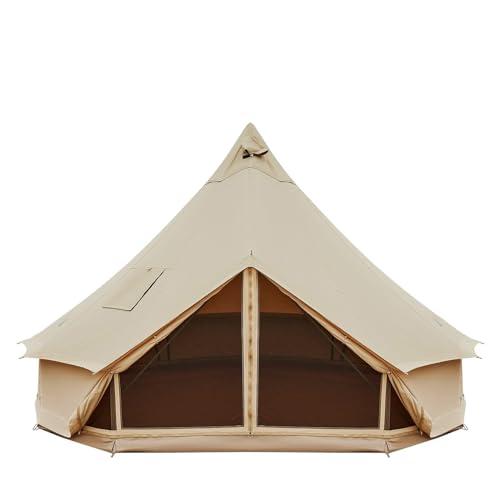KingCamp ベルテント 5~10人用 アウトドア キャンプ テント 二重層 5m 