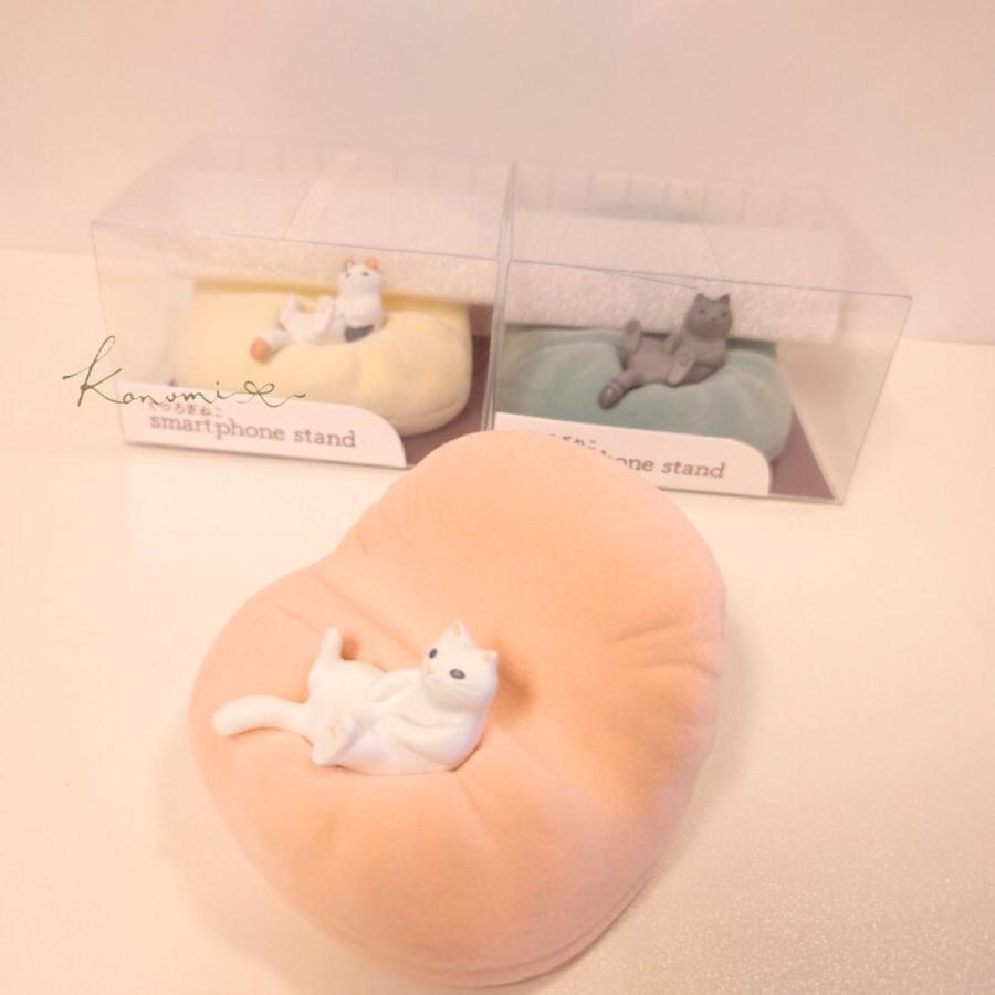 iPhone スマホスタンド 猫 卓上 Android タブレットスタンド ケータイ