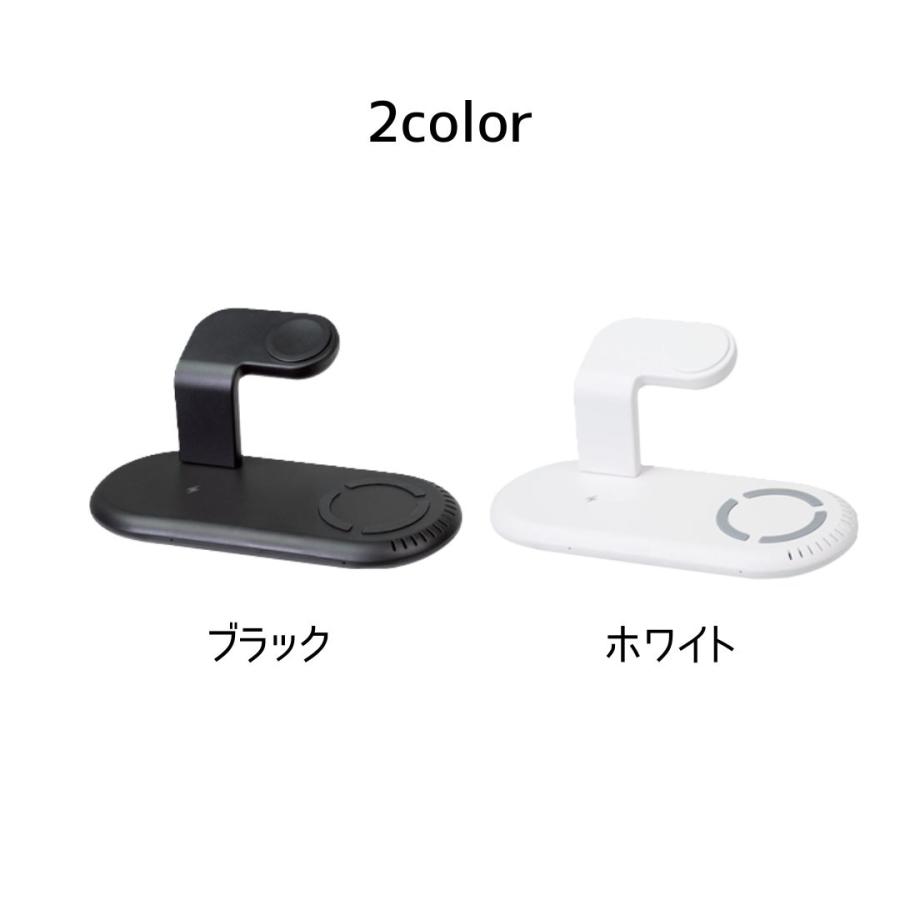 ワイヤレス充電器 ワイヤレス 充電器 15W 充電 3in1 Qi iPhone Android