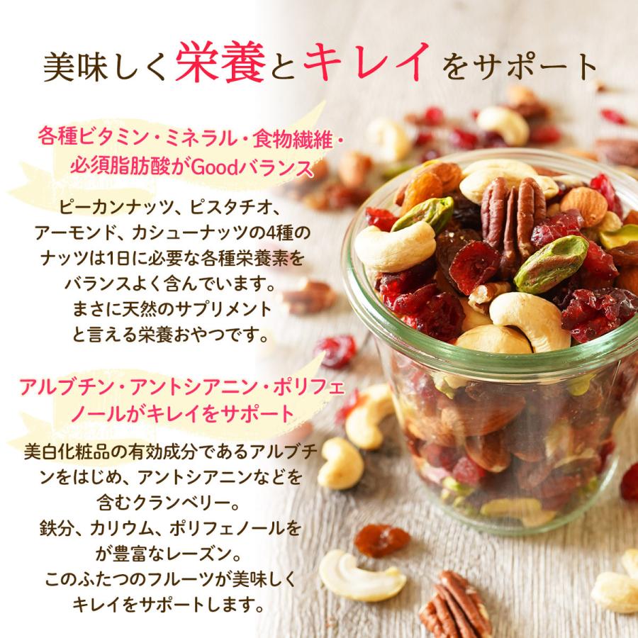 贅沢 6種 トレイルミックス 320g ミックスナッツ ドライフルーツ 混合 ピーカンナッツ アーモンド ピスタチオ カシューナッツ | ナッツクリエイトこのみみ | 09