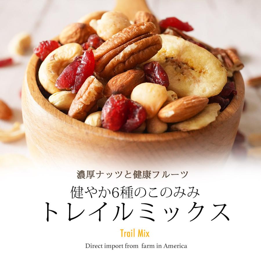 クーポンで180円OFF 健やか 6種 トレイルミックス 320g ミックスナッツ ドライフルーツ 混合 個包装 ピーカンナッツ アーモンド マカダミア カシュー バナナ | ナッツクリエイトこのみみ | 01
