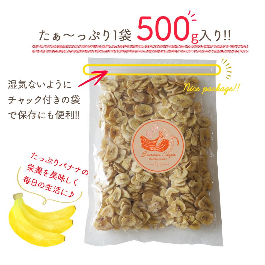 クーポンで1,000円 バナナチップス 500g 賞味期限2026年6月15日 おやつ おつまみ フィリピン産 バナナ ドライフルーツ | ナッツクリエイトこのみみ | 09