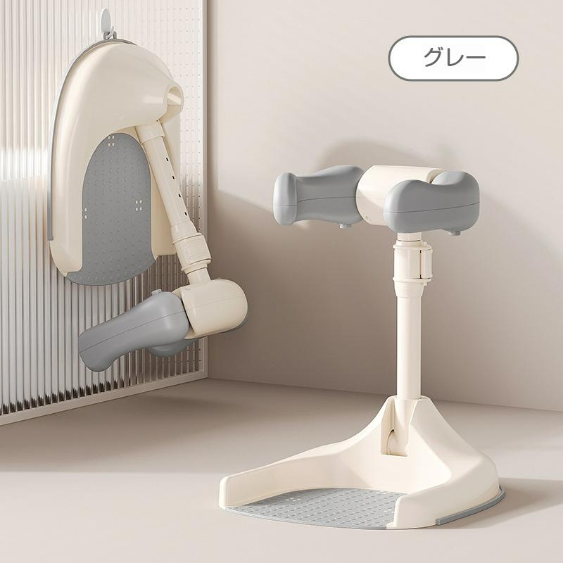 【美品】折り畳み スタンド付き ベビーバス 伸縮排水ホース 沐浴 ワンタッチ バススタンド ベビーバス つかまり立ち練習 お風呂 沐浴 補助 シャワー