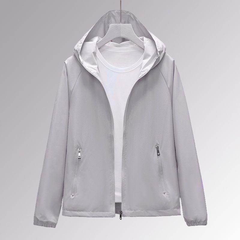 フード付き マウンテンパーカー ゆったりシルエット 全5色 M-5XL 軽量