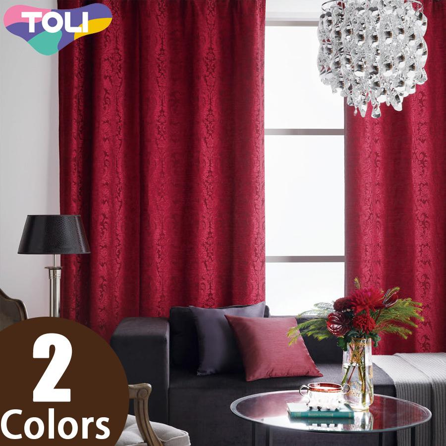 東リ オーダーカーテン フフル TKF20223・20224 クラシック カーテン フラット縫製 幅127〜271cm×丈201〜220cm