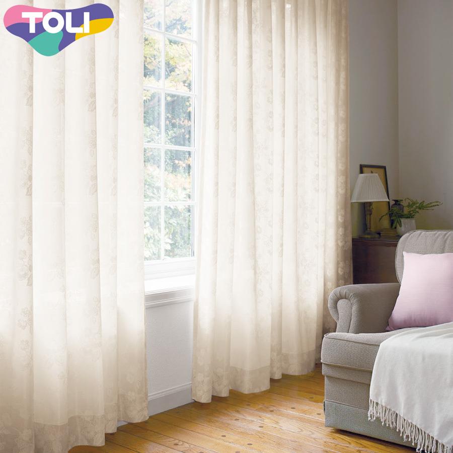 東リ オーダーカーテン フフル TKF20762 ミラーレース カーテン フラット縫製 幅272〜369cm×丈241〜260cm 東リ オーダーカーテン フフル TKF20762 ミラーレース カーテン