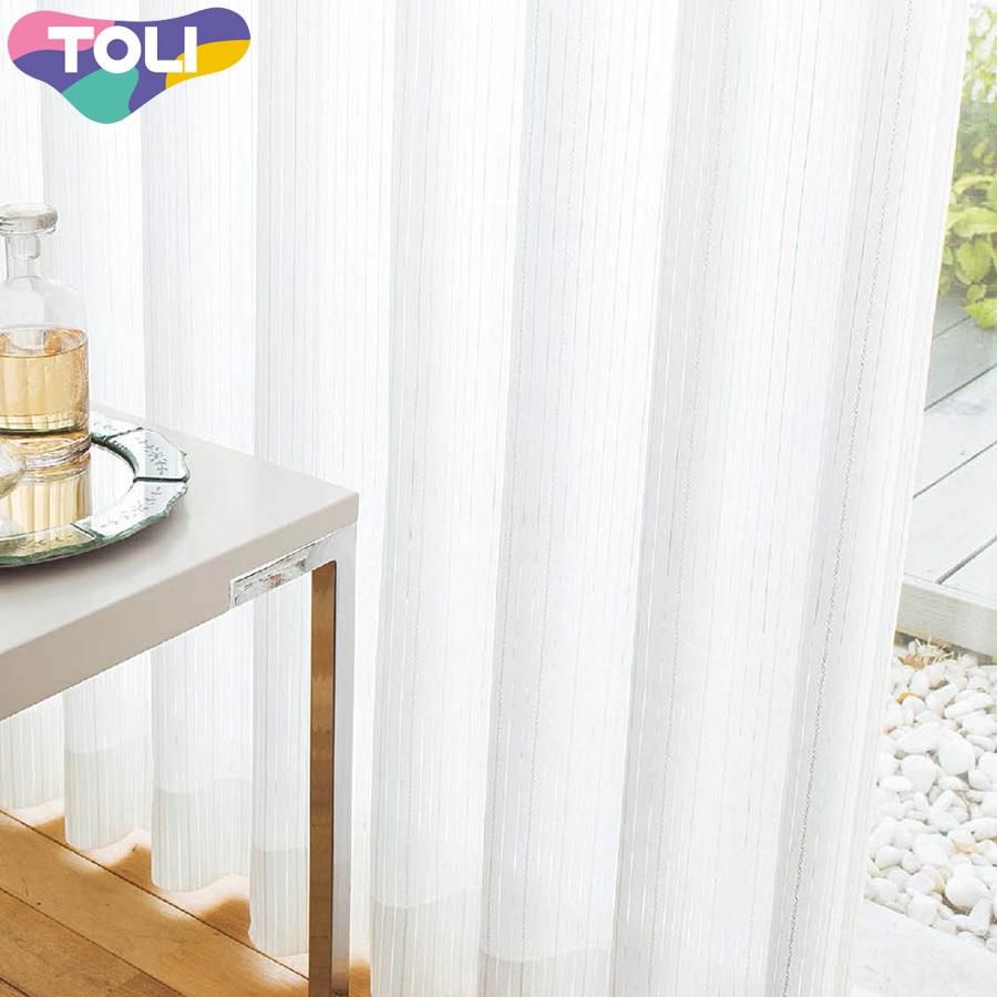 東リ オーダーカーテン フフル TKF20783 ミラーレース カーテン フラット縫製 幅78〜174cm×丈221〜240cm