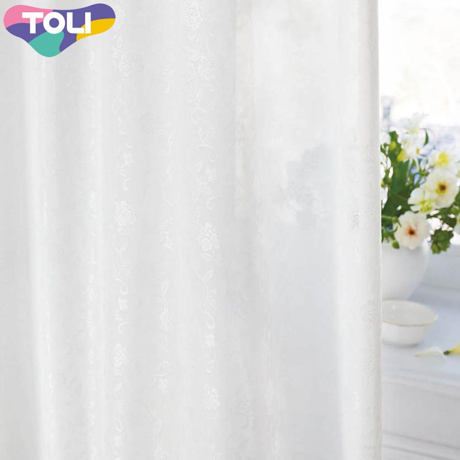 東リ オーダーカーテン フフル TKF20713 レース カーテン ソフトプリーツ加工（SL） 1.5倍ヒダ 幅134〜200cm×丈181〜200cm