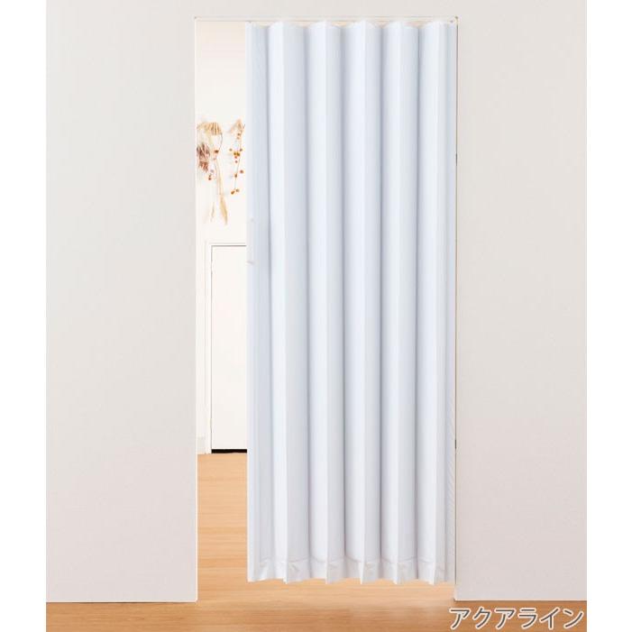 フルネス アコーディオンドア アコーディオンカーテン SJ-2 既製サイズ 幅100cm×高さ174cm 2柄 金ノコ付き_5