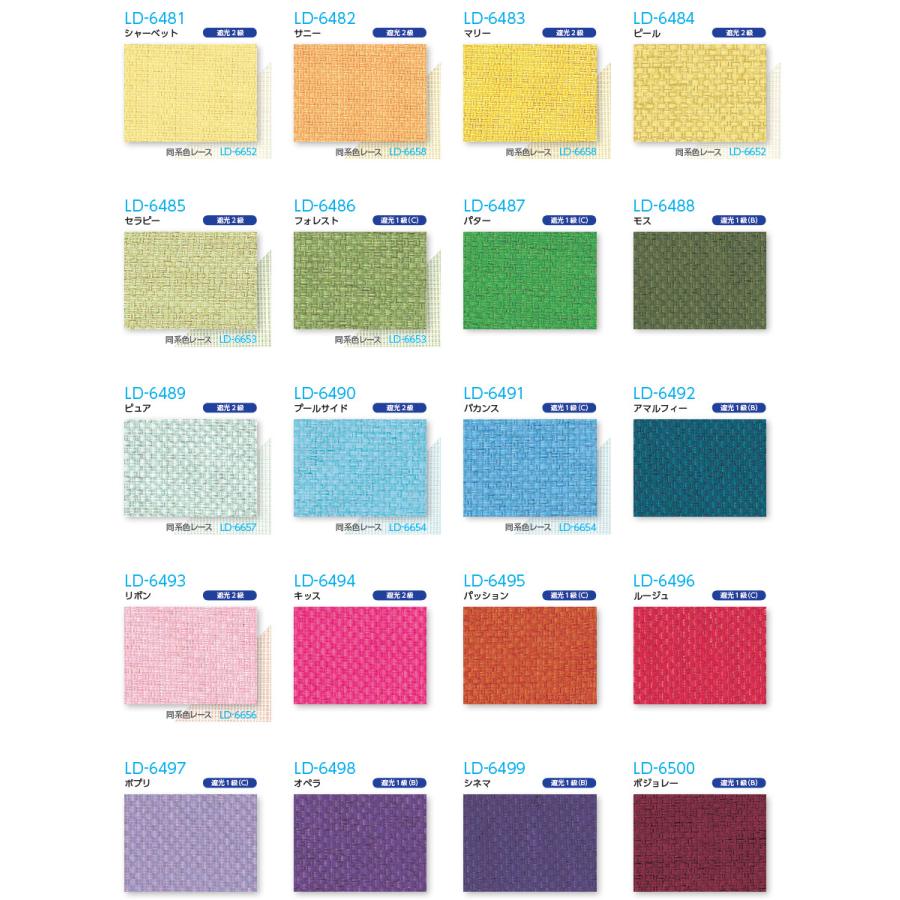 新入荷!!【日本未発売】 縦型ブラインド ラインドレープ タチカワブラインド エブリ遮光 LD6461〜LD6500 ペアタイプ 羽幅100mm 幅361cm〜400cm×高さ221cm〜260cm 【DGJ1728356914】(61489円)