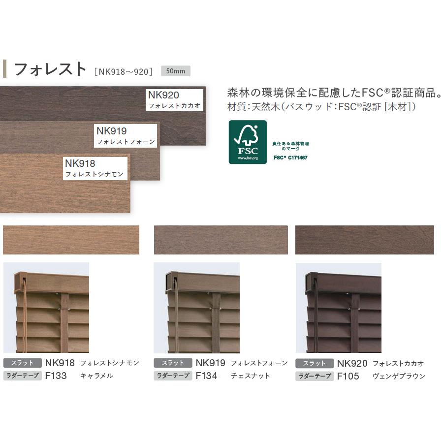 ニチベイ（Nichibei） 木製ブラインド クレール50 クレール35