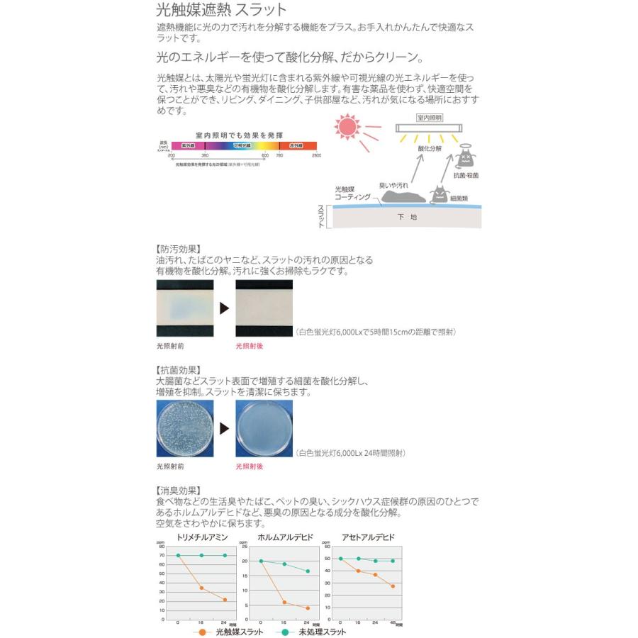 ブラインド ベネアル25 セパレートタイプ ワンポール式 TOSO（トーソー） スラット幅25mm 光触媒遮熱 幅281〜300cm×丈181〜200cm_1