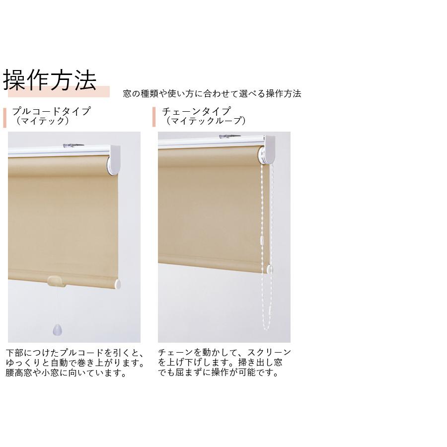 ロールスクリーン 浴室用 トーソー TOSO ティーナ 浴室タイプ TR6083〜TR6088 幅81〜120cm×丈121〜160cm_4
