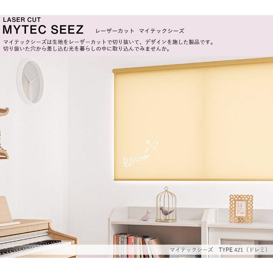 ロールスクリーン TOSO マイテックシーズ プレート 遮光 ウォッシャブル 幅81〜120cm×丈161〜200cm ロールカーテン オーダー_1