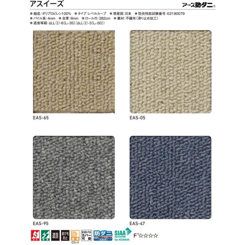【早い者勝ち】 カーペット 4.5畳 アスワン YESカーペット アスイーズ 本間長4.5帖 220cm×382cm 【3292550556】(17454円)