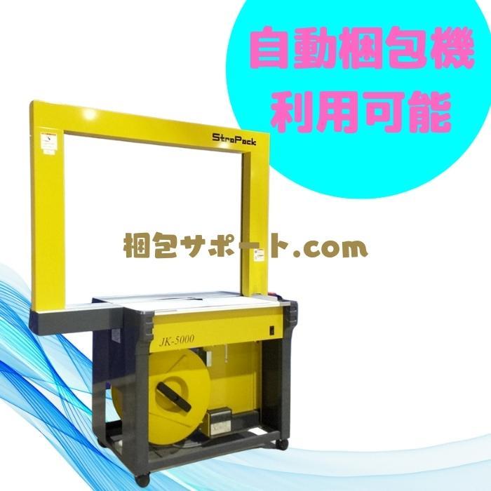 PPバンド 赤 幅12mm 長さ3000m 2巻セット 紙管 200φ 機械用