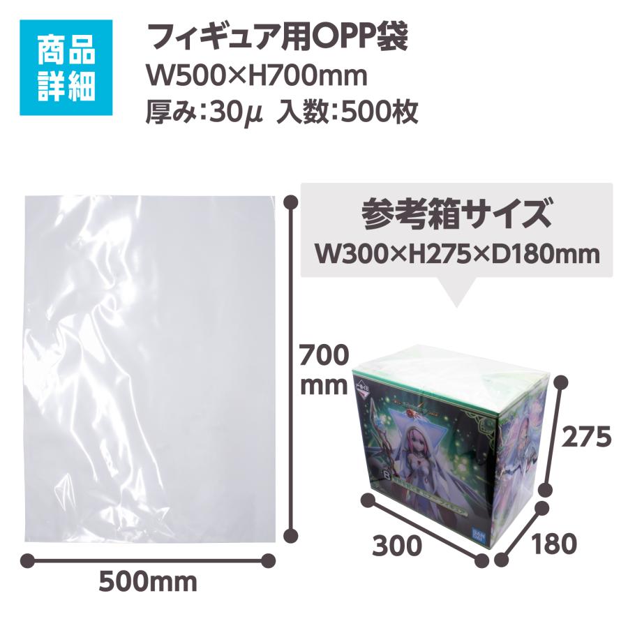 opp袋 OPP袋 フィギュア プライズフィギュア テープなし 透明 / OP袋
