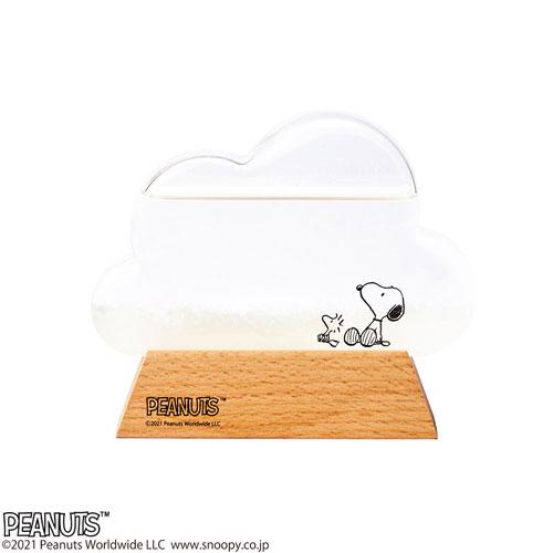 PEANUTS スヌーピー ストームグラス クラウド 気象計 オブジ…