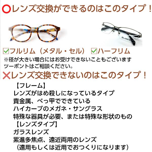 エリア 174 トランジェ レンズ 単品販売 フレーム 持ち込み 交換可能