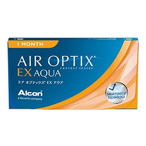 アルコン エアオプティクス ＥＸ アクア BC8.6 クリックポスト クリアコンタクト 1ヶ月 度付き 特価品コーナー☆ AIR コンタクトレンズ AQUA OPTIX ※アウトレット品 度入り 度あり