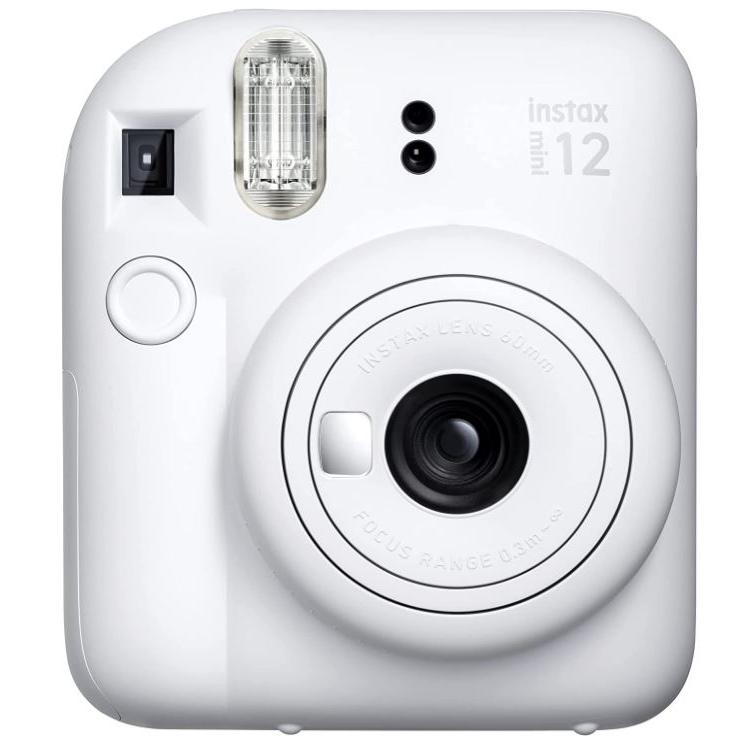 ホワイト instax mini 12 FUJIFILM チェキ インスタントカメラ クレイ 