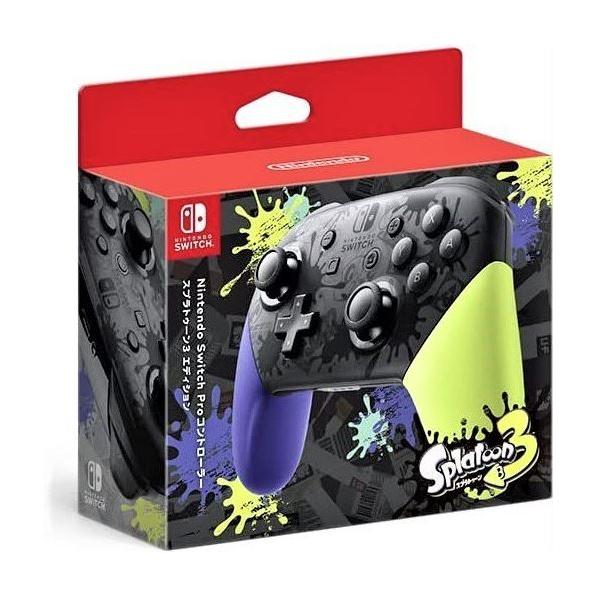 Switch 本体 純正コントローラー スプラソフト スプラトゥーン Nintendo Switch Proコントローラー 純正品 スプラ