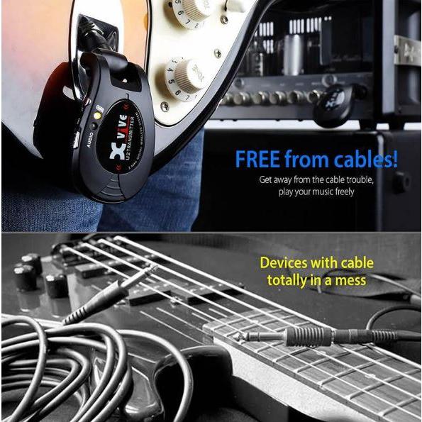 Xvive U2 Wireless Guitar System XV-U2 BK ブラック ギターワイヤレス
