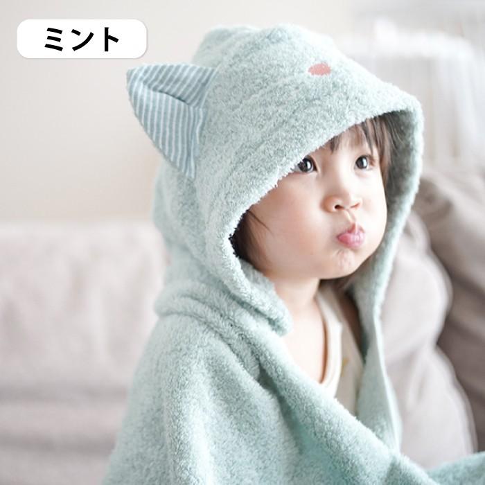 フード付バスタオル　スタイ　今治タオル　お風呂　ベビーギフト　コンテックス（ねこさん　フード付バスタオル＆スタイギフトセット）　爆買_12