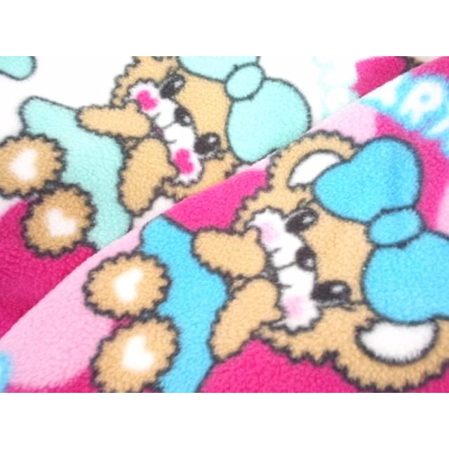 （再値下げ）【セール】【再入荷しました!!】EARTHMAGIC(アースマジック)★ワンピースマフィーちゃん柄のふわふわフリースパーカージャケットの画像
