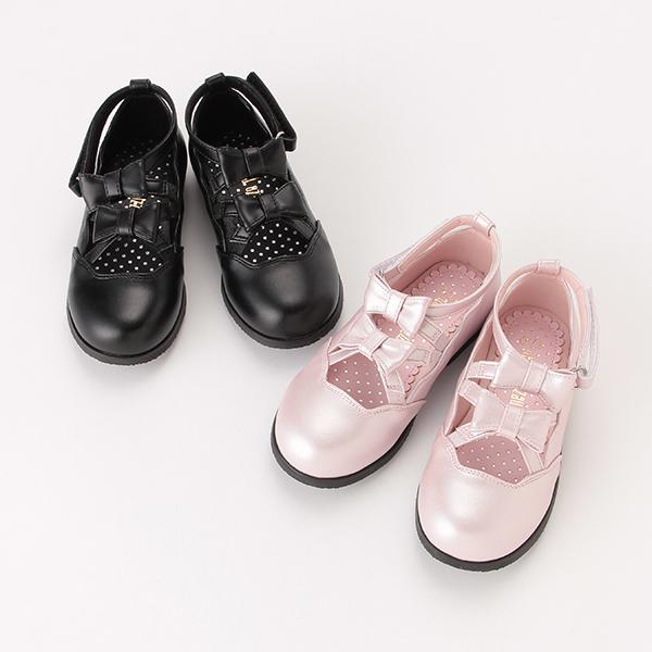 mezzo piano メゾピアノ クロスリボン　バレエシューズ 15 16 17 18 19 20 21 22cm 入園式 入学式 卒業式 発表会 キッズ