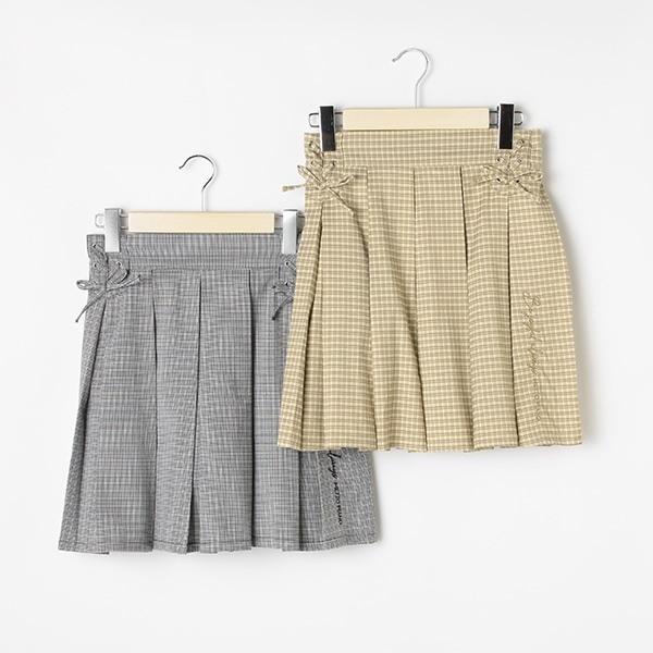 mezzo piano - junior メゾピアノジュニア レースアップスカパン 160珊 はいり込む式 卒式 卒服 告げ知らせる会 お坊っちゃん 子ども服、シューズ-スカート-ベビー、キッズ、マタニティ