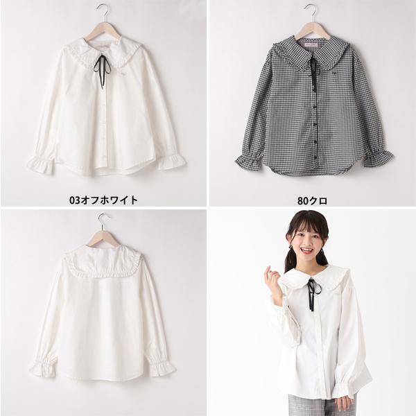 mezzo piano junior メゾピアノジュニア 王道セーラーブラウス M mezzo piano junior メゾピアノジュニア 王道セーラーブラウス M