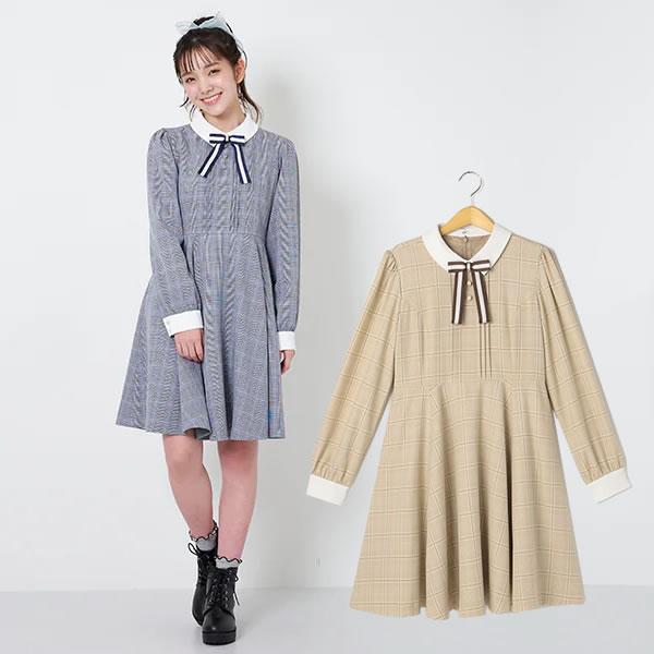 LOVETOXIC Lovetoxic ラブトキシック リボンブローチつきワンピース