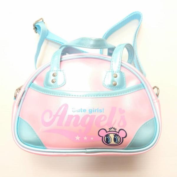 エンジェルブルー ANGELBLUE キラリちゃん エナメル ピンク ショルダー