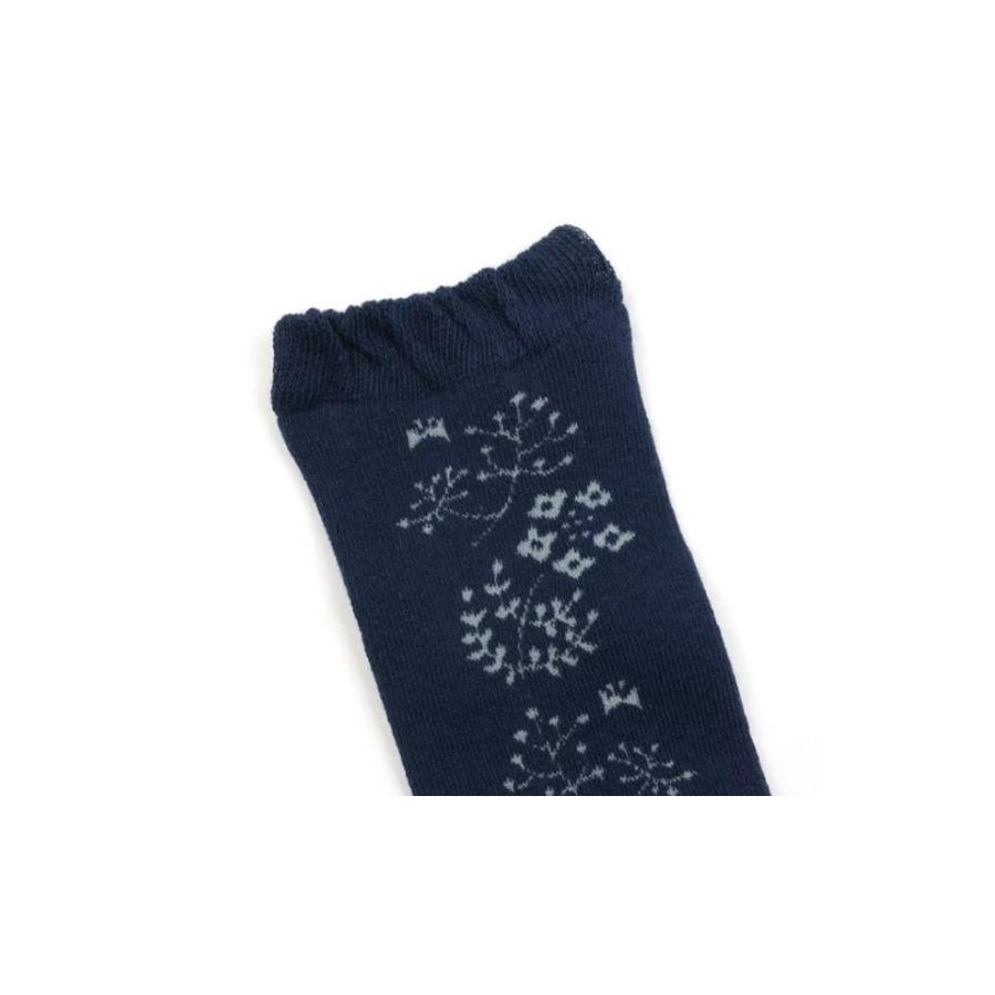 stample／スタンプル 子供　お花ニーハイソックス　2足組　女の子　 | stample | 01