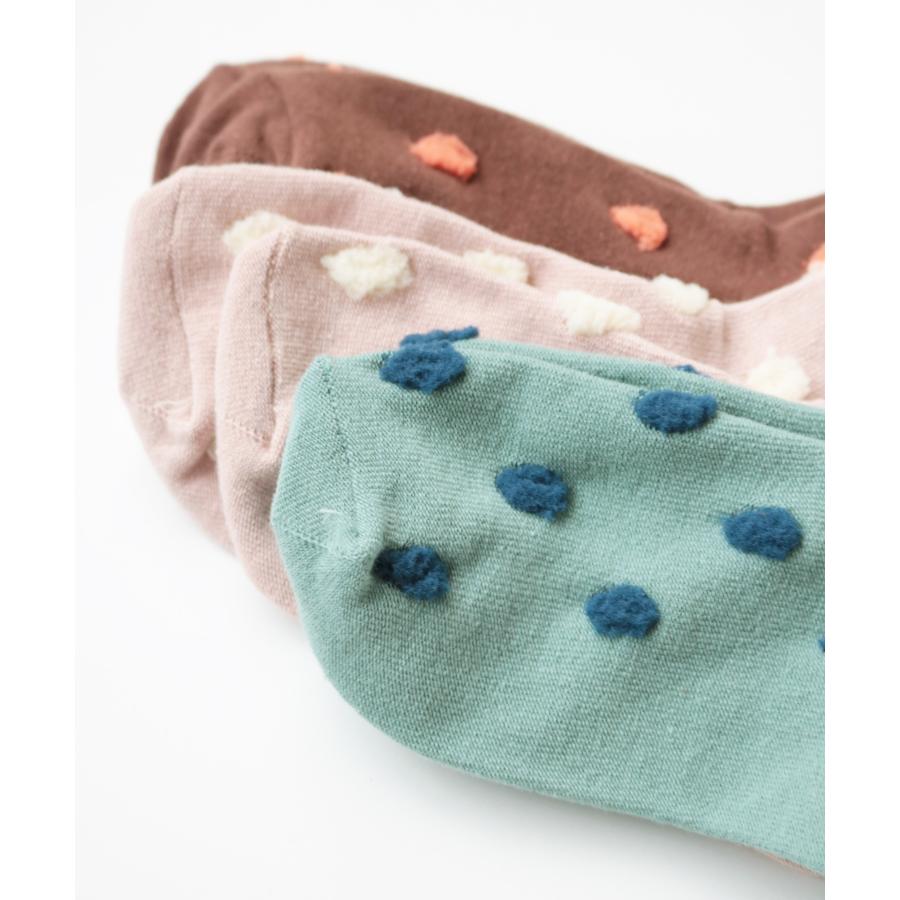 stample／スタンプル 子供　ポンポンドット クルーソックス　３足組　男の子＆女の子　 | stample | 03