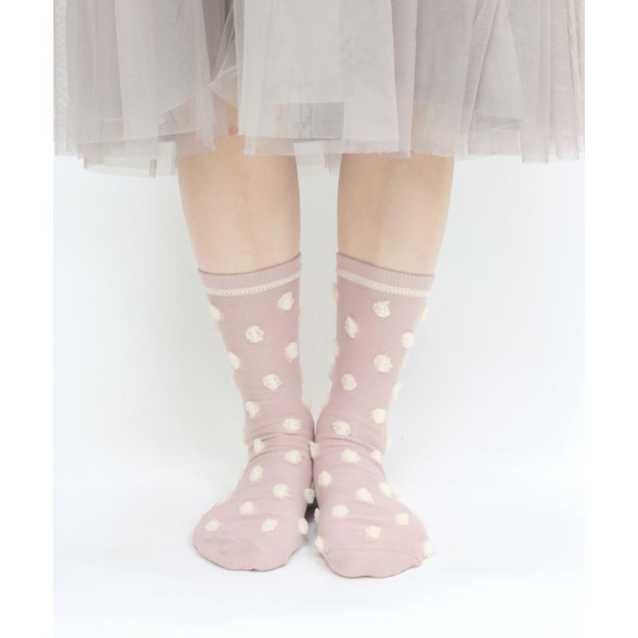 stample／スタンプル 子供　ポンポンドット クルーソックス　３足組　男の子＆女の子　 | stample | 04